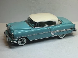 Franklin Mint 1954 Chevrolet Bel Air Hardtop Blue/White 1:24 Die Cast READ - Picture 1 of 18