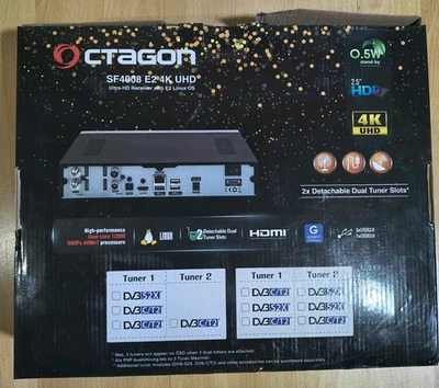 Octagon SF4008, E2 4K UHD, Linux Receiver - Bild 1 von 4