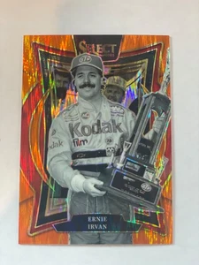 2025 Panini Select Racing #51 Ernie Irvan Orange Flash Prizm - Picture 1 of 2