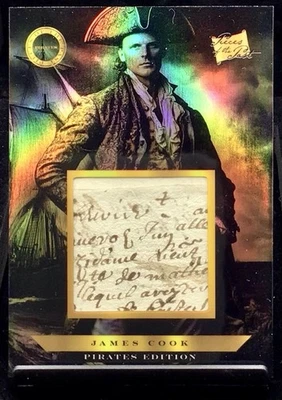 2025 Pieces Of The Past Pirates James Cook Hand Written Jumbo Document Relic 🔥 - Image 1 of 3
