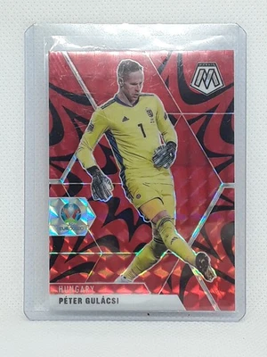 Peter Gulacsi 2021 Panini Mosaic UEFA EURO - Mosaic Reactive Red #48 - Hungary - Image 1 of 2