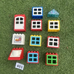 Lego Duplo Windows doors Bundle House Farm Barn Build Moc - Picture 1 of 4