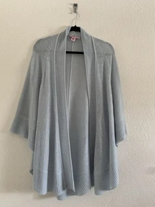 Calypso St. Barth Cashmere Open Front Cardigan Size Small Lightweight - Picture 1 of 8