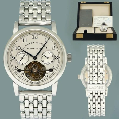 A. Lange & Söhne 751.005 Tourbillon Platinum 38mm Limited Edition Pour Le Merite - Image 1 of 4