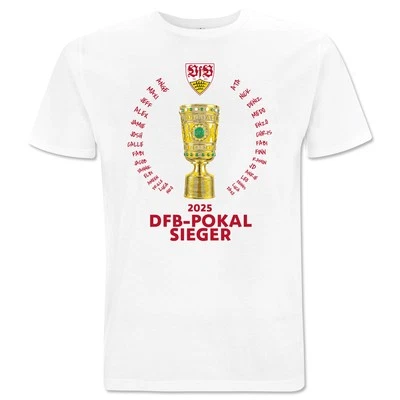 VfB Stuttgart T-Shirt Pokalsieger 2025 Gr. M-5XL - Bild 1 von 2