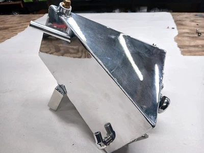 Honda cb750 sohc custom alloy oil tank.     Drag bike. Cafe. AHRMA. CR. Chopper. - Image 1 of 4