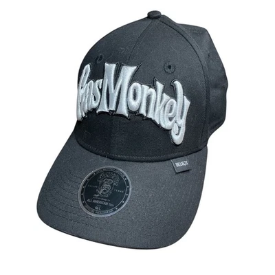 Gorra All American Flex Mono Gas Para Hombres M/L Blanca Bordada Logo Negro Sombrero NUEVO Foto 1 de 4
