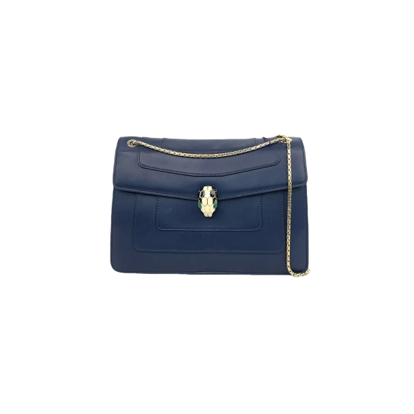 Bolsos BVLGARI de piel de vaca azul marino C1369061154 Foto 1 de 4