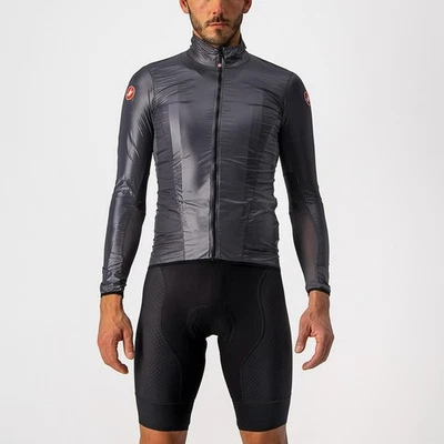 CASTELLI ARIA SHELL CYCLING JACKET –ULTRALIGHT-WINDPROOF -PACKABLE -BREATHABLE - Image 1 of 4