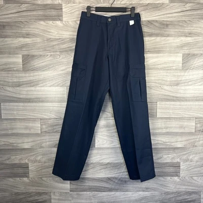 Dickies Industrial Flex Cargo Pants Men's 28 X 32 (27x29) Navy Straight Workwear - Image 1 of 4