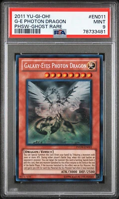 Yugioh Galaxy-Eyes Photon Dragon PHSW-EN011 Ghost Rare PSA 9 - Image 1 of 2