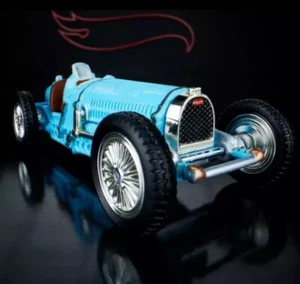 Hot Wheels Collectible Elite 64 Bugatti Type 59 Blue! - Picture 1 of 14