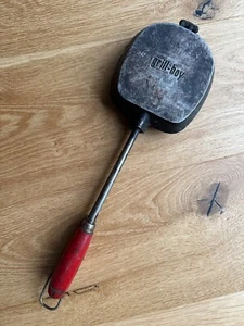 Grill Boy Pfannen, Schmiede Pfanne, Waffeleisen, Muschel Form, Pfanne antik - Bild 1 von 14
