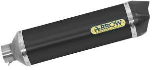 73514AKN - Exhaust Muffler Arrow Race-Tech Aluminum Dark Yamaha T-Ma