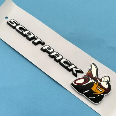 FOR ALL CHARGER /CHALLENGER SCAT PACK ANGRY BEE REAR TAILGATE EMBLEM - Image 1 of 4