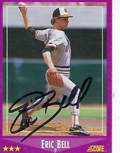 ERIC BELL SIGNED 1988 SCORE #101 - BALTIMORE ORIOLES - Picture 1 of 1