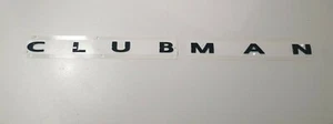 MINI CLUBMAN NERO BOOTBADGE EMBLEMA ORIGINALE F54 TARGA AUTOADESIVA 9852053/050 - Foto 1 di 1