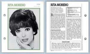 Rita Moreno - 1970's Atlas Editions Movie Star Card - Picture 1 of 1