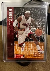 Tarjeta Lebron James 2012-13 Panini Threads Miami Heat Los Angeles Lakers #76 - Imagen 1 de 2