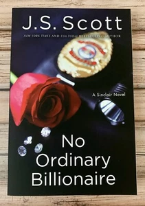 No Ordinary Billionaire by J.S. Scott Author Signed Paperback Book Romance Novel - Foto 1 di 3
