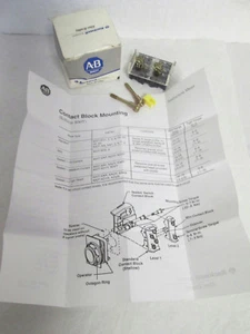 Allen-Bradley 800T-XD4 Series E Bulletin 800T Shallow Contact Block, 1 N.C.L.B. - Picture 1 of 8