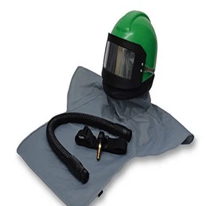 NOVA 2000 Casco Respirador de Arena Alimentado con Aire Fresco Campana Explosiva - Imagen 1 de 2