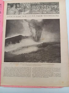 L'Illustrazione Popolare N. 16 anno 1910 Nel cratere dell'Etna - Montecitorio - Picture 1 of 4