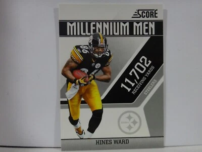 2011 Score Football Millennium Men Glossy #10 Hines Ward - Pittsburgh Steelers - Image 1 of 2