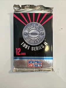 1991 NFL Pro Set Platinum Series 2 Football Factory Sealed ONE PACK - 12 Cards🔥 - Picture 1 of 3