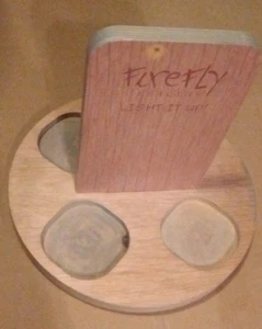 FireFly Moonshine Lazy Susan. Holds 4 Bottles. Home Bar / Pub. New In Box. - Picture 1 of 6