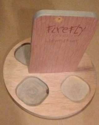 FireFly Moonshine Lazy Susan. Tiene capacidad para 4 botellas. Home Bar / Pub. Nuevo en caja. Foto 1 de 4