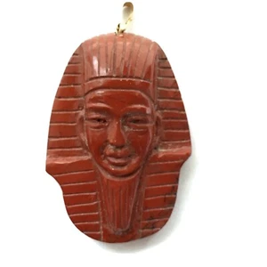 Vintage Carved Bust Jasper Fine Detail Minimal Scuffs or Scratches - Picture 1 of 4
