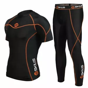 Men's Compression Armor Base layer Half Sleeve Shirt+ Pants/Tight, Gym, Fitness - Picture 1 of 21