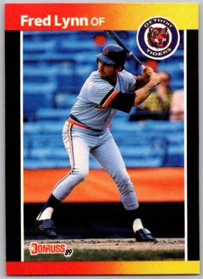 1989 Donruss - #563 Fred Lynn - Image 1 of 2