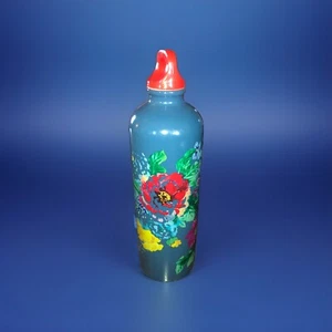 Pioneer Woman Stainless Steel Water Bottle 25 oz BPA Free Blue Floral 9"X 3" - Picture 1 of 9