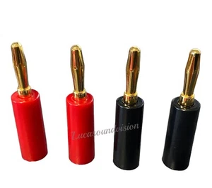 Wtyczki bananowe Podwójny śrubowy kabel głośnikowy Złącza audio - Zdjęcie 1 z 3