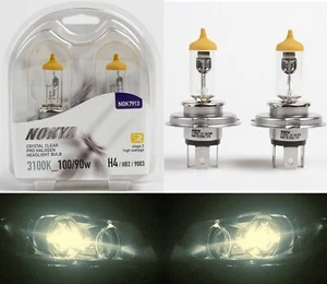 Nokya Warm White 9003 HB2 H4 Nok7913 100/90W Two Bulbs Head Light Replace Stock - Picture 1 of 10
