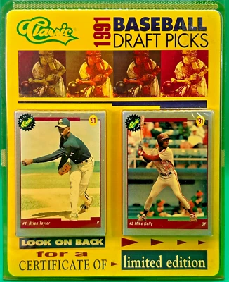 1991 Classic Baseball Draft Picks Limited Edition 50 Card Set Ramirez Perez S24 - Image 1 of 2