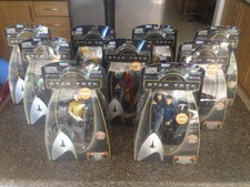 STAR TREK 2009 Action Fig Warp Collection x 9 Figures - KIRK, SPOCK, McCOY etc
