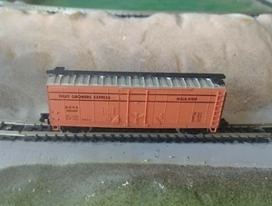 Vintage Bachmann Spur N 41' mechanischer Kühlwagen Obstbauer Express #5005 - Bild 1 von 6