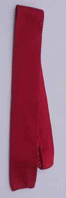 CORBATA BIRMANIA BIBAS, PUNTO 100% POLIÉSTER, COLOR ROJO, 55 IN., 2,5 IN. AMPLIO Foto 1 de 3