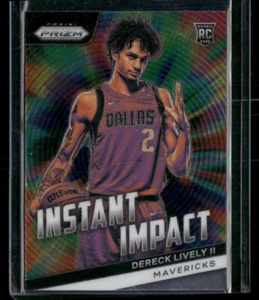 2023-24 Panini Prizm #14 Dereck Lively II Instant Impact Dallas Mavericks - Imagen 1 de 2
