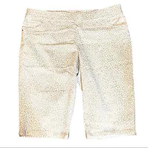 Kim Rogers Capri Cropped Hose Leopardenmuster Braun & Weiß Größe 20 - Bild 1 von 8
