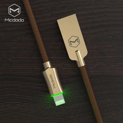 MCDODO Smart LED Auto Disconnect Data USB Charging Cable iPhone X/8/7/6S - Image 1 of 4