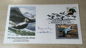 RW59 $15 Spectacled Eider Migratory Duck FDC signed - Picture 1 of 1