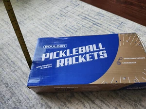 Boulder Pickleball set of 2 rackets and 4 balls NEW! - Picture 1 of 7