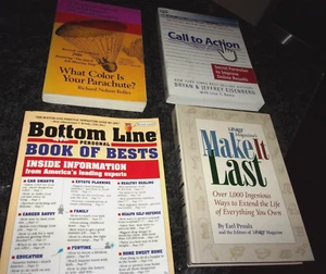 SELF HELP BOOKS SET OF 4 - RETIREMENT - CAREER - FINANCES - COUNSELING AND MORE - Picture 1 of 12