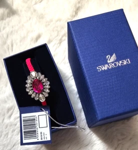 Swarovski By Shourouk Pink Cord Bracelet  NEW comes wtih  box - Picture 1 of 3