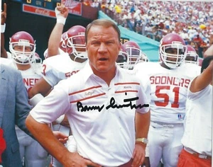 BARRY SWITZER Signed 8.5 x 11 Photo Signed REPRINT Oklahoma SOONERS Football - Picture 1 of 1