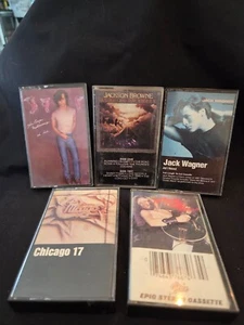 John Cougar Mellencamp/Chicago/Ted Nugent Cassettes Lot of 5 - Picture 1 of 3